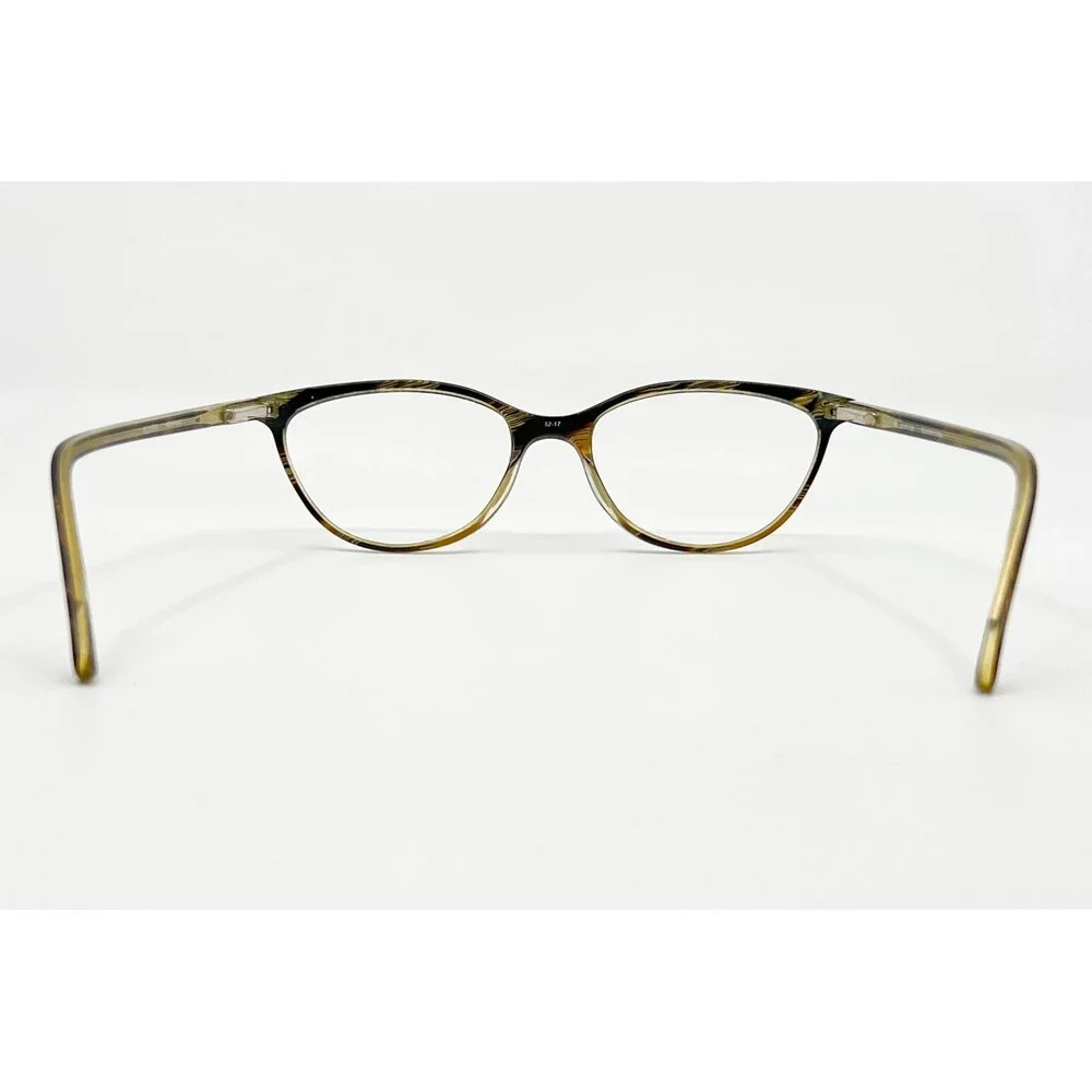 Bulova Newport Eyeglasses Womens Black Tortoise Cat Eye 52-17-135